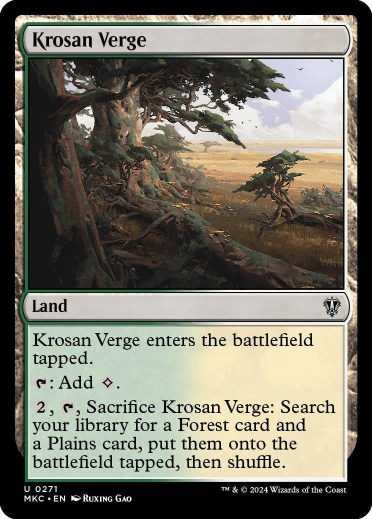 Image for Krosan Verge (271) - Magic: The Gathering
