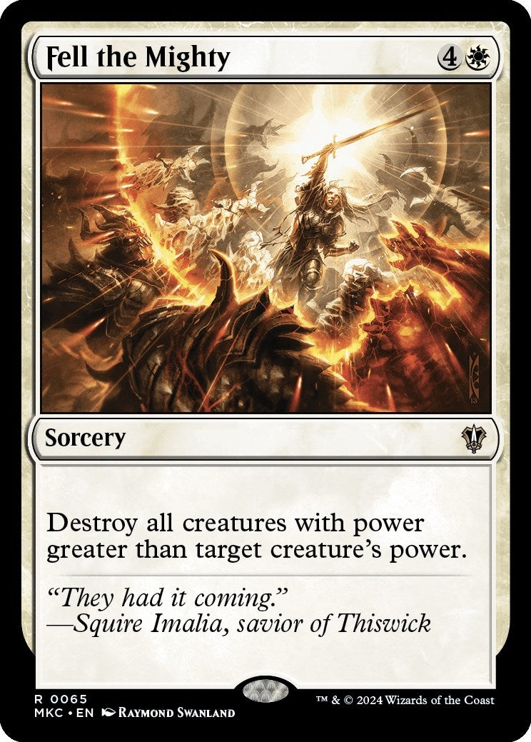 Image for Fell the Mighty (65) - Magic: The Gathering