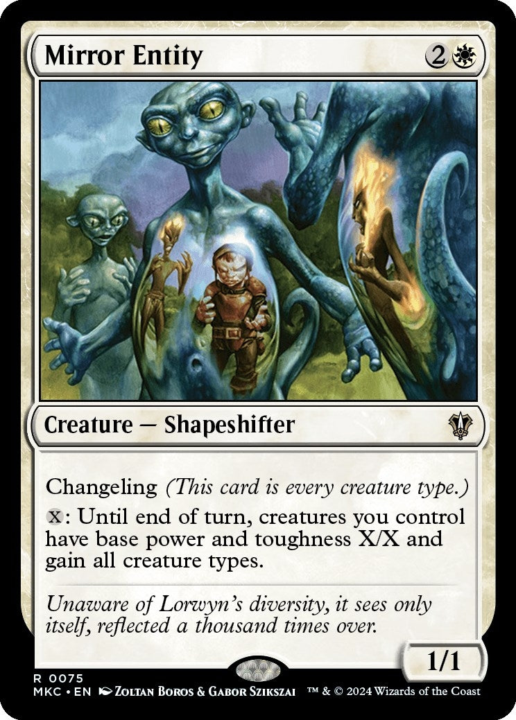 Image for Mirror Entity (75) - Magic: The Gathering