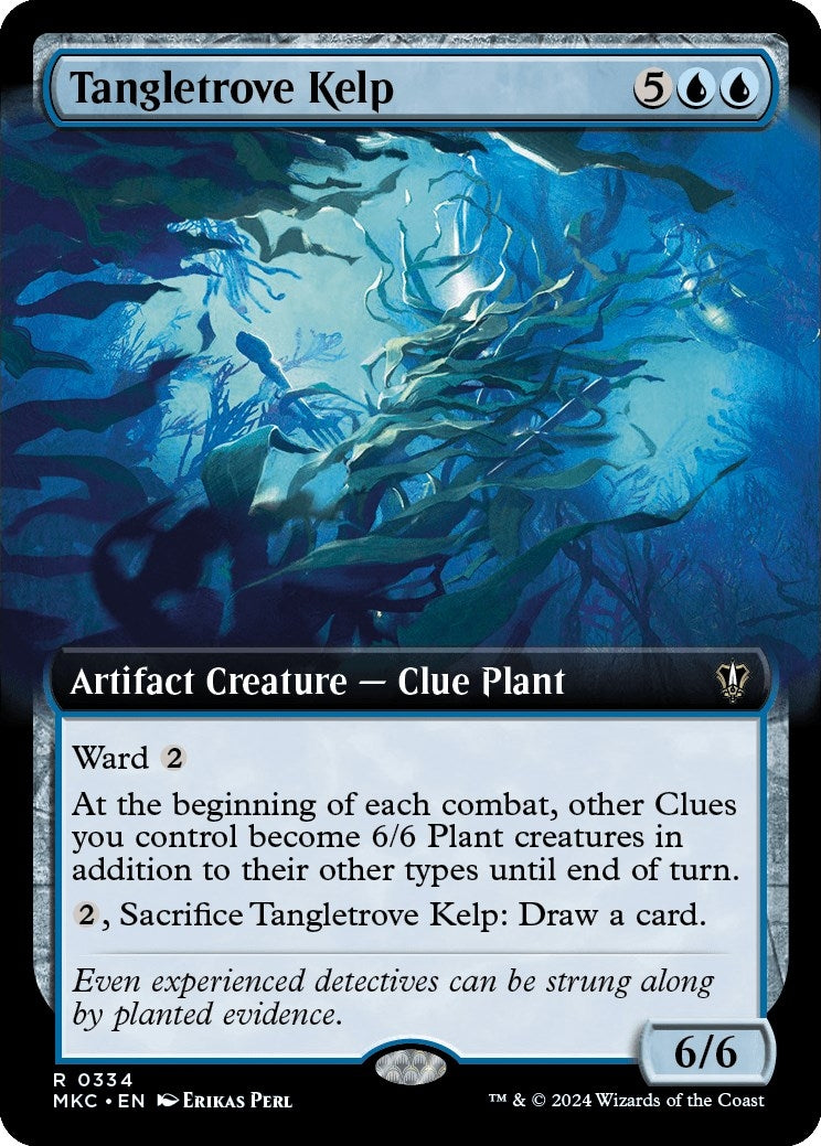Image for Tangletrove Kelp (Extended Art) (334) - Magic: The Gathering