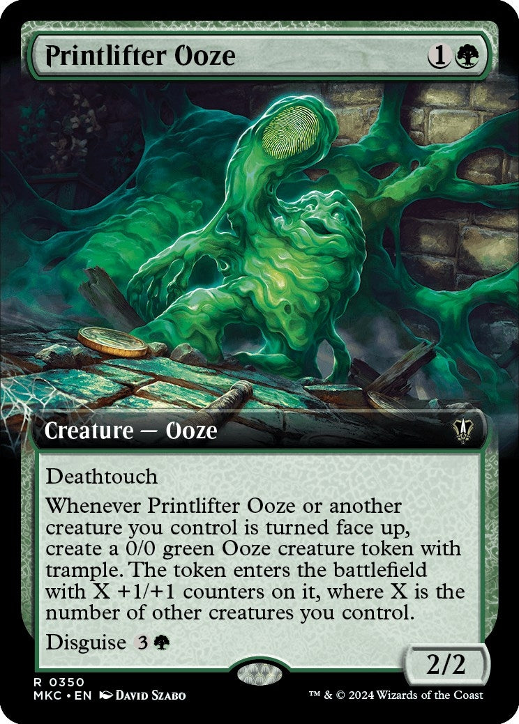 Image for Printlifter Ooze (Extended Art) (350) - Magic: The Gathering