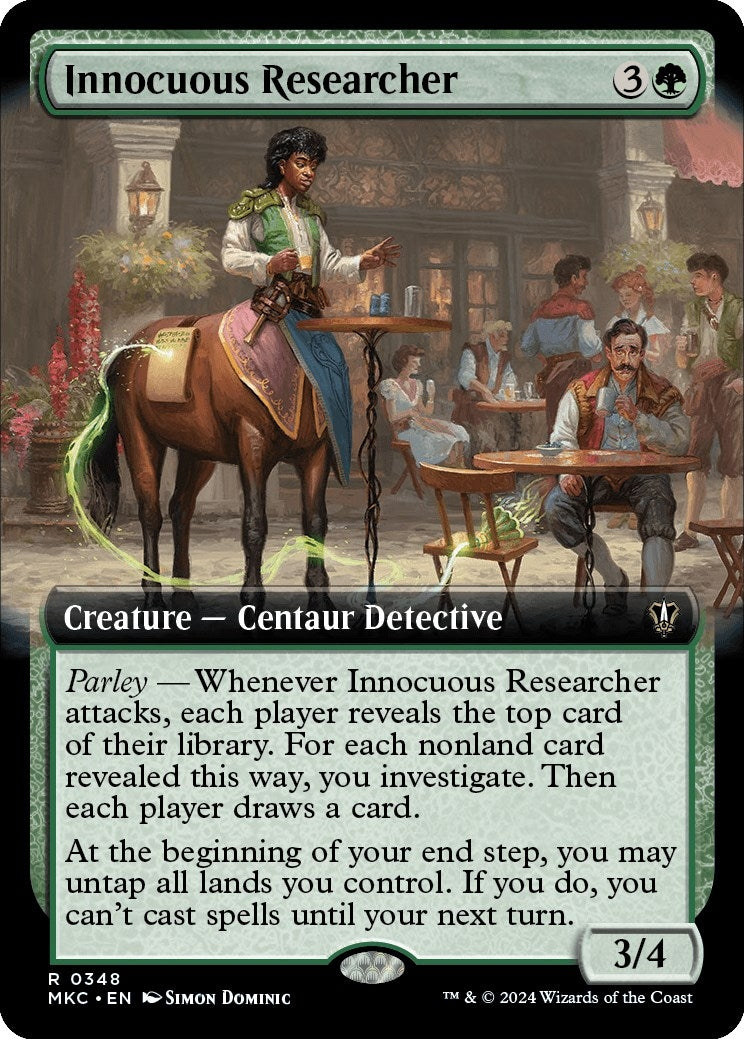 Image for Innocuous Researcher (Extended Art) (348) - Magic: The Gathering
