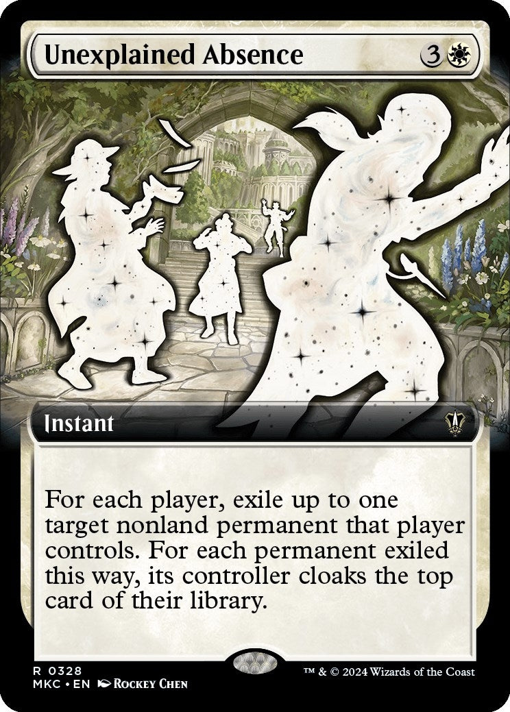 Image for Unexplained Absence (Extended Art) (328) - Magic: The Gathering
