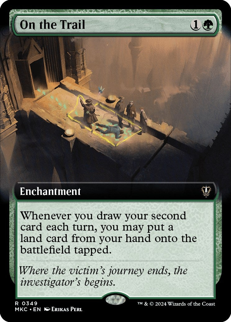 Image for On the Trail (Extended Art) (349) - Magic: The Gathering