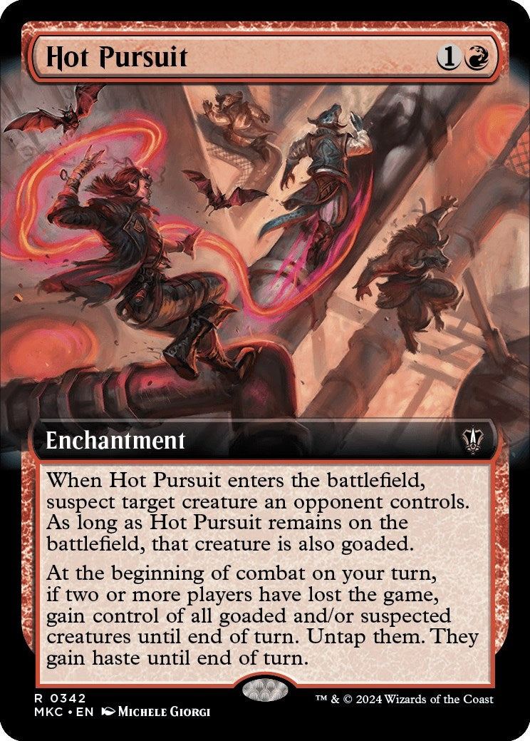 Image for Hot Pursuit (Extended Art) (342) - Magic: The Gathering