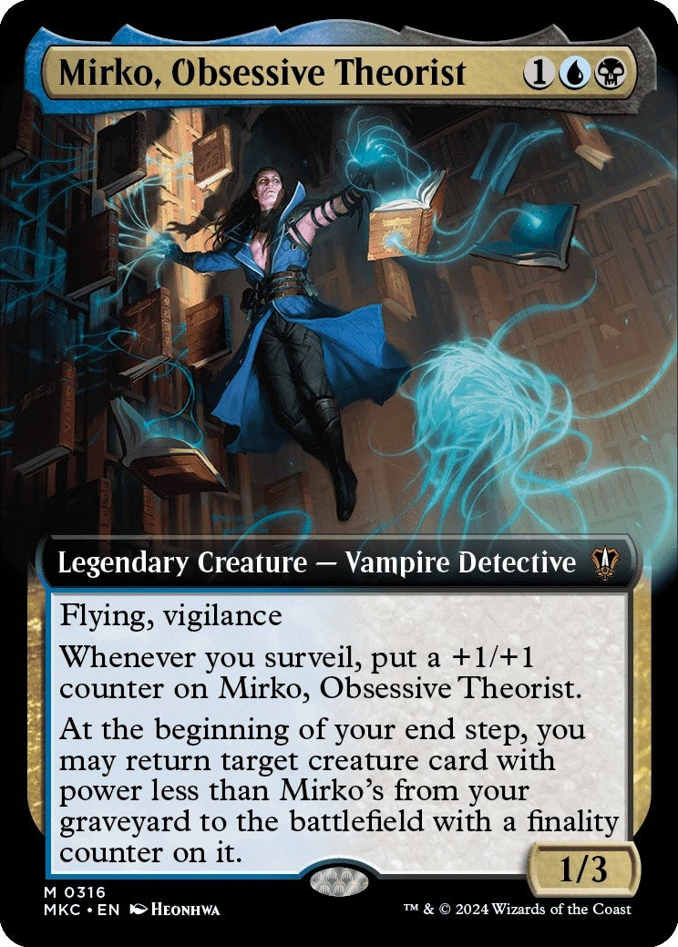 Image for Mirko, Obsessive Theorist (Extended Art) (316) - Magic: The Gathering