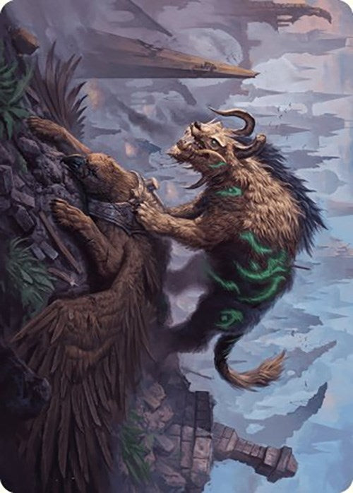 Image for Axebane Ferox Art Card (13) - Magic: The Gathering