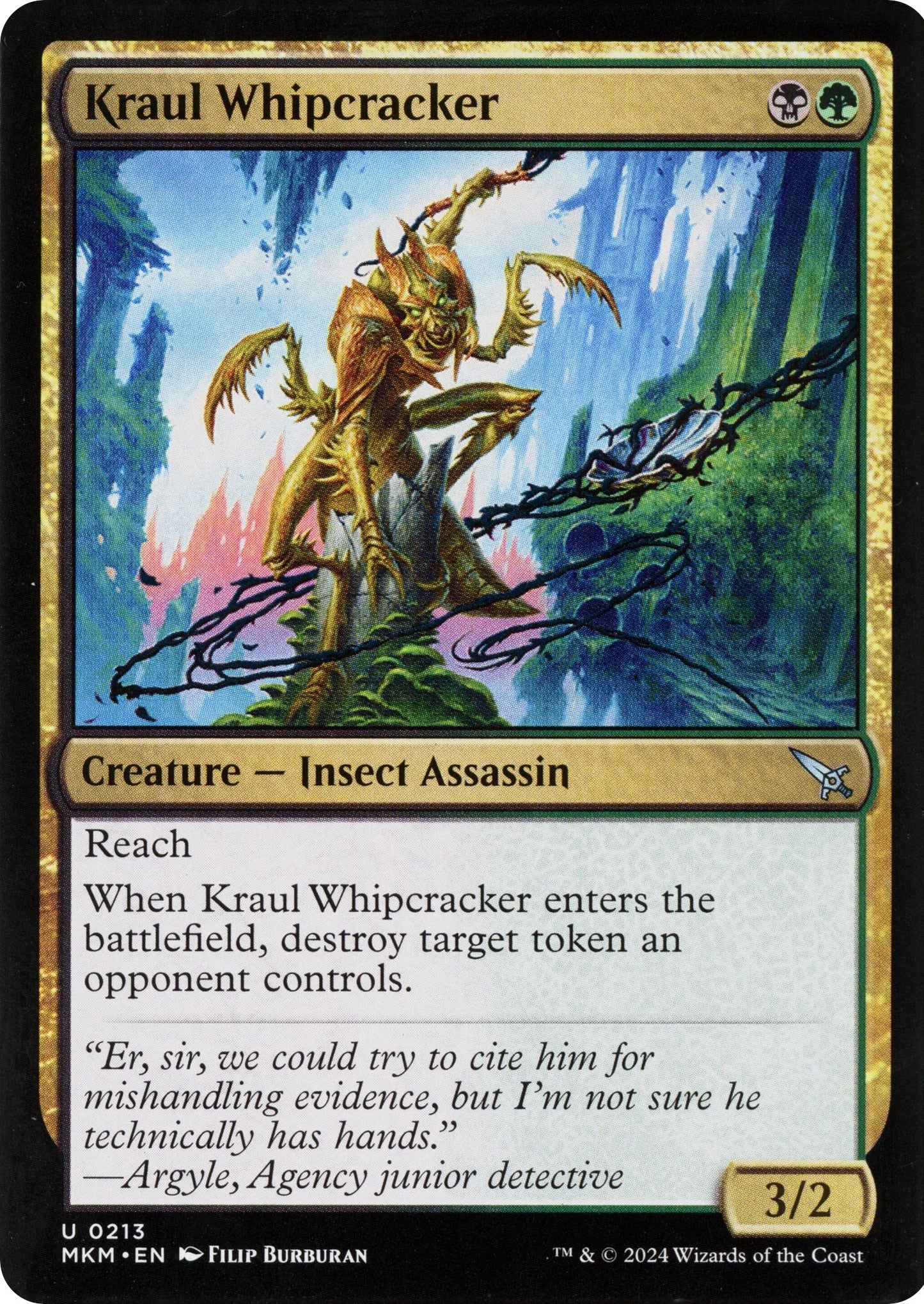 Image for Kraul Whipcracker (b) (213) - Magic: The Gathering