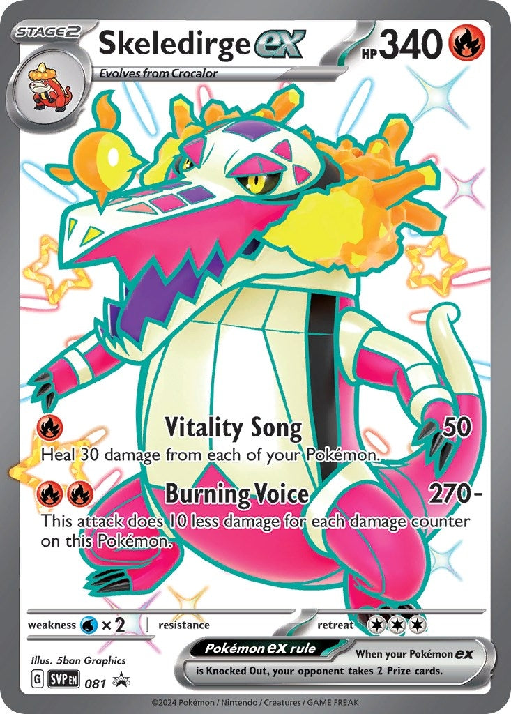 Image for Skeledirge ex - 081 (081) - Pokemon