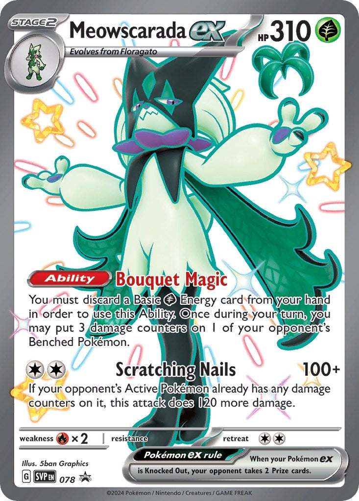 Image for Meowscarada ex - 078 (078) - Pokemon