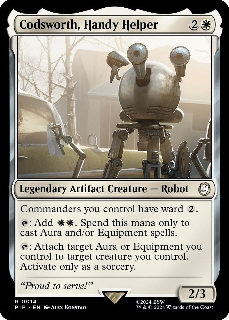 Image for Codsworth, Handy Helper (14) - Magic: The Gathering