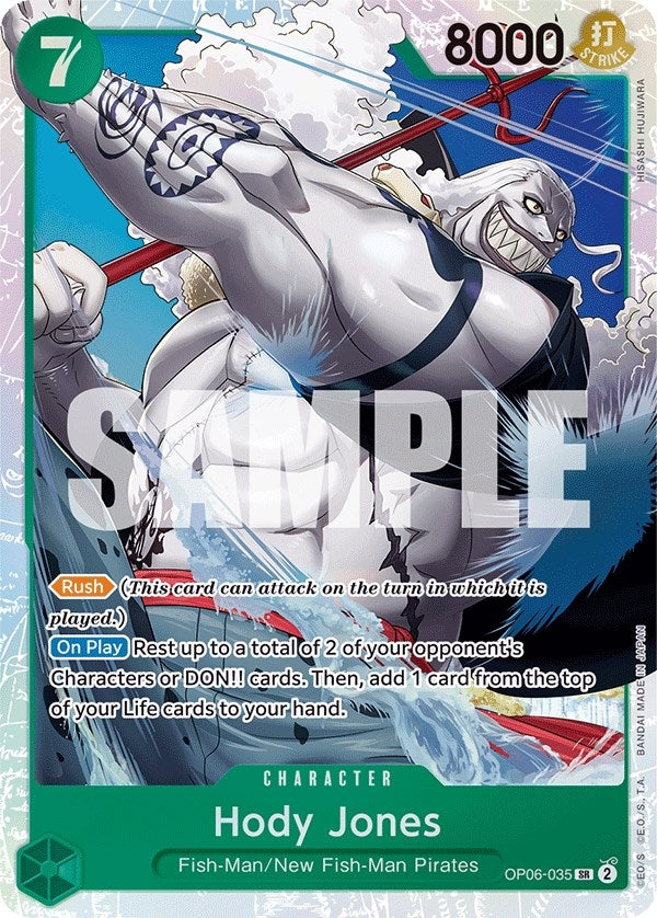 Image for Hody Jones (035) (OP06-035) - One Piece Card Game