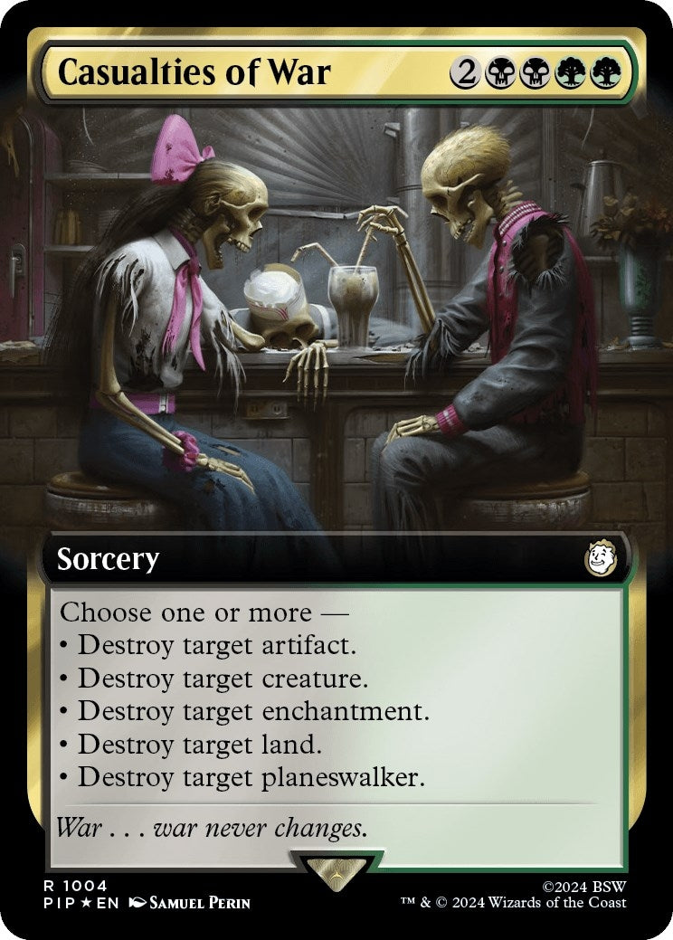 Image for Casualties of War (Extended Art) (Surge Foil) (1004) - Magic: The Gathering