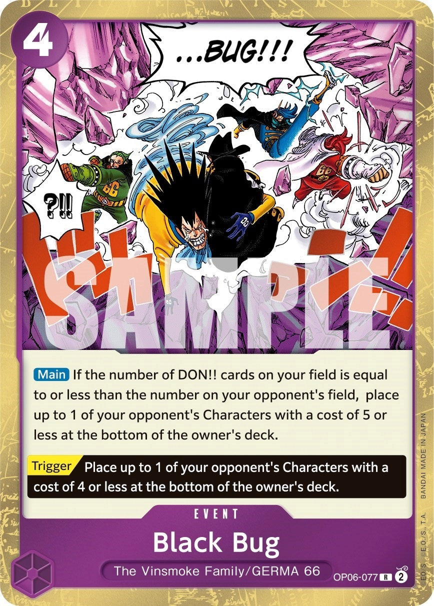 Image for Black Bug (OP06-077) - One Piece Card Game