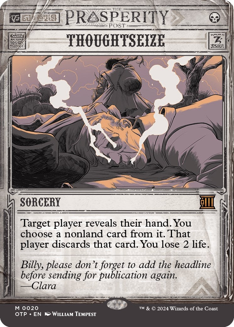 Image for Thoughtseize (20) - Magic: The Gathering