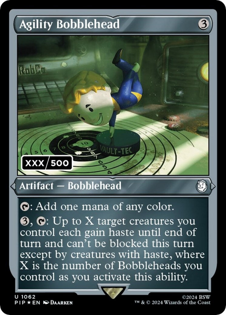 Agility Bobblehead (Serial Numbered) (1062)