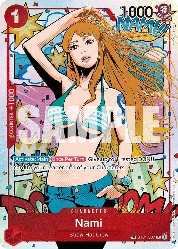 Image for Nami (TR) (ST01-007) - One Piece Card Game