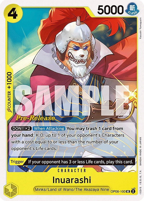 Image for Inuarashi (OP06-100) - One Piece Card Game