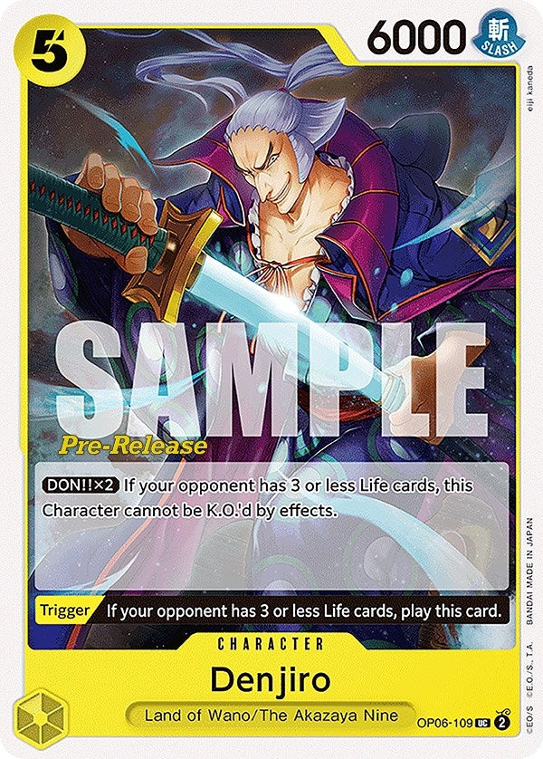 Image for Denjiro (OP06-109) - One Piece Card Game