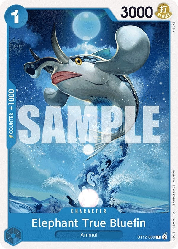Image for Elephant True Bluefin (ST12-009) - One Piece Card Game