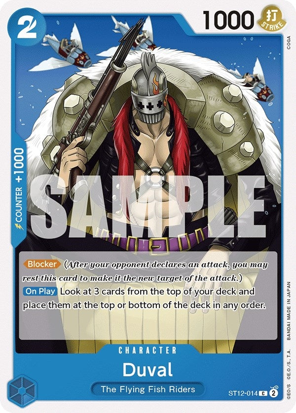 Image for Duval (ST12-014) - One Piece Card Game
