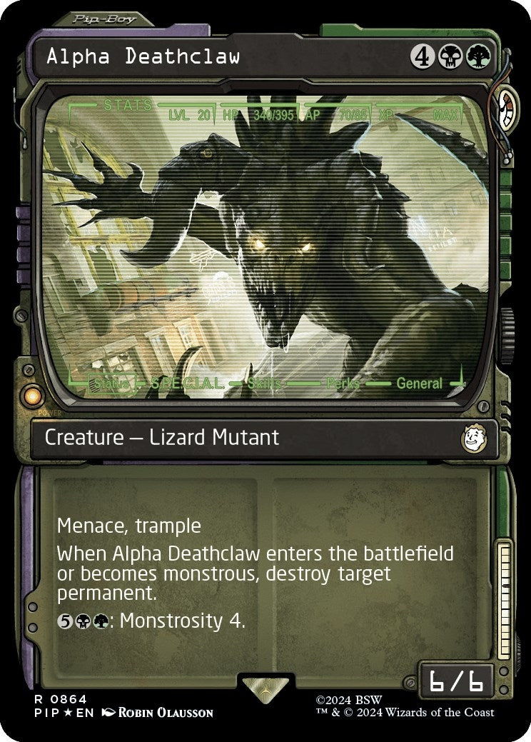 Alpha Deathclaw (Showcase) (Surge Foil) (864)
