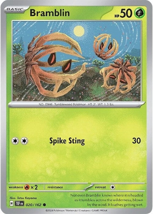 Image for Bramblin (020/162) - Pokemon