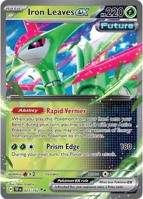 Image for Iron Leaves ex (025/162) - Pokemon