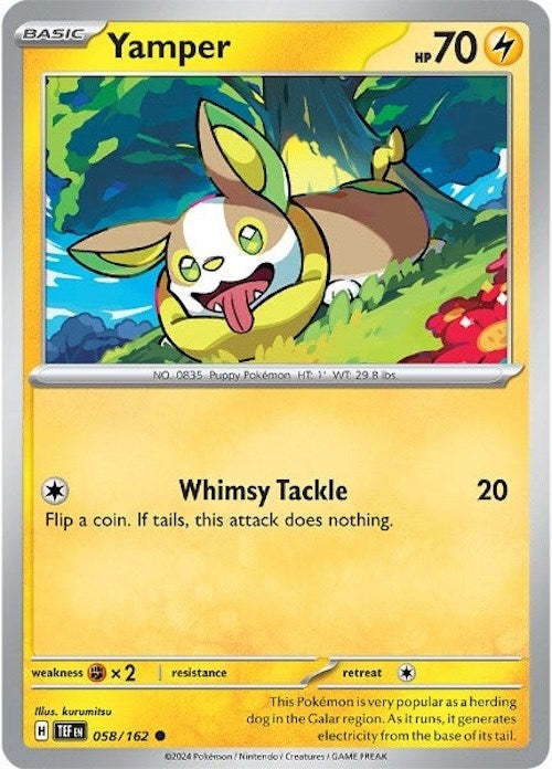 Image for Yamper (058/162) - Pokemon