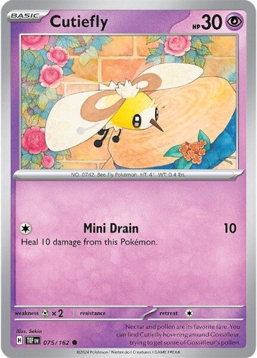 Image for Cutiefly (075/162) - Pokemon