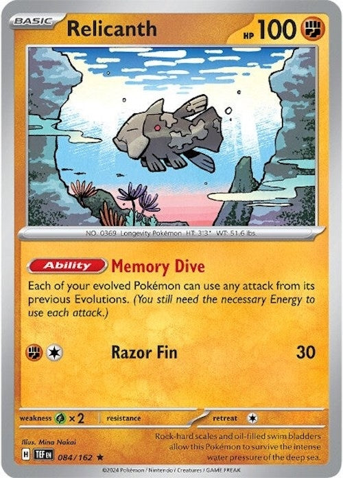 Image for Relicanth (084/162) - Pokemon