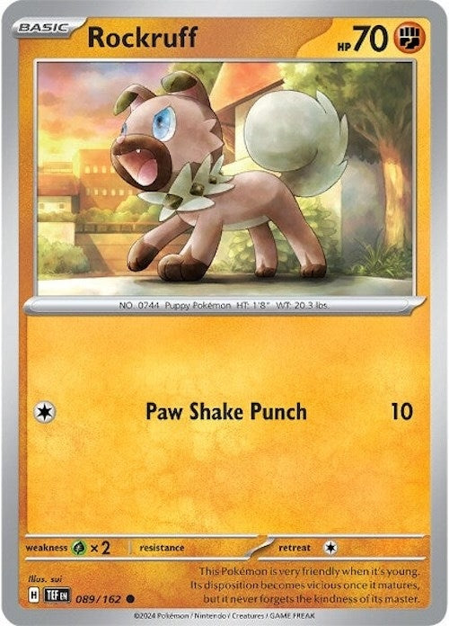 Image for Rockruff (089/162) - Pokemon