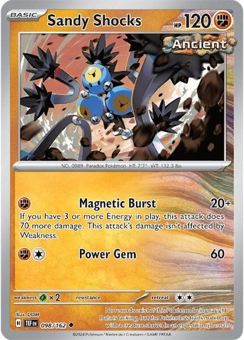 Image for Sandy Shocks (098/162) - Pokemon
