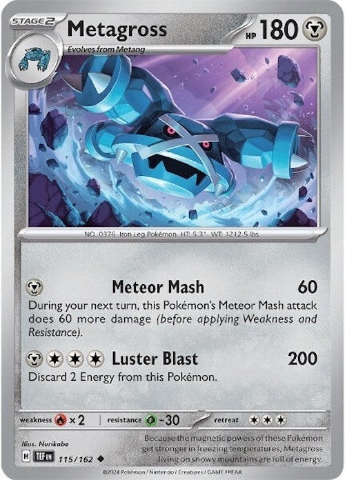 Image for Metagross (115/162) - Pokemon