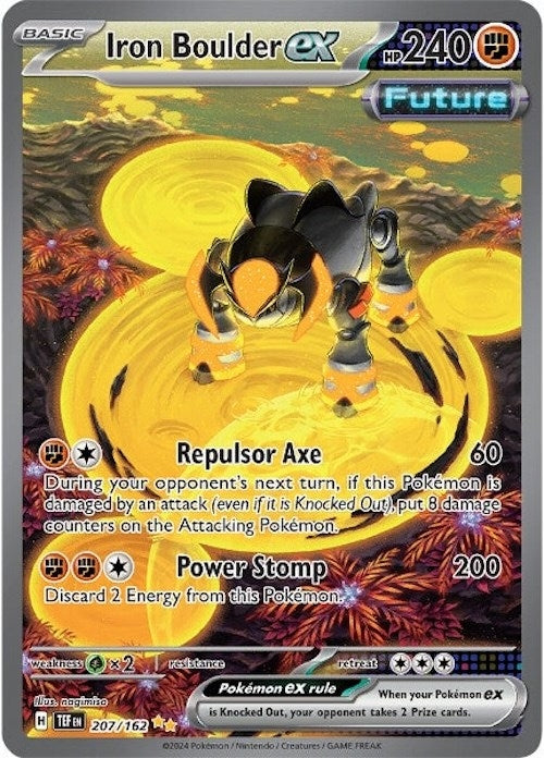 Image for Iron Boulder ex (207/162) - Pokemon