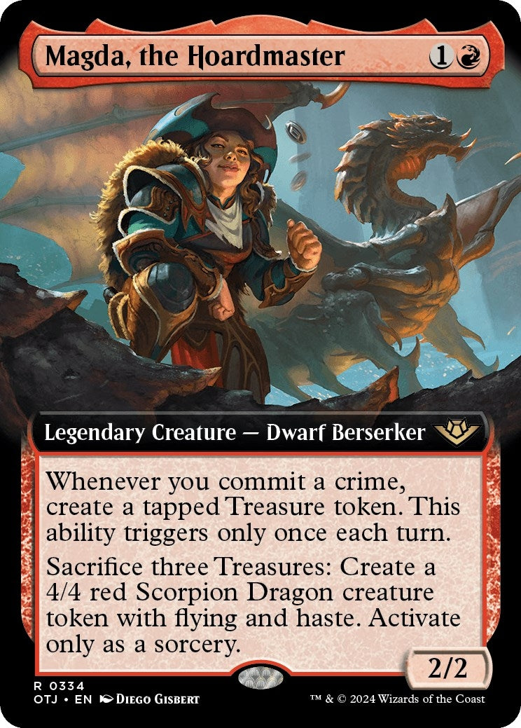 Image for Magda, the Hoardmaster (Extended Art) (334) - Magic: The Gathering
