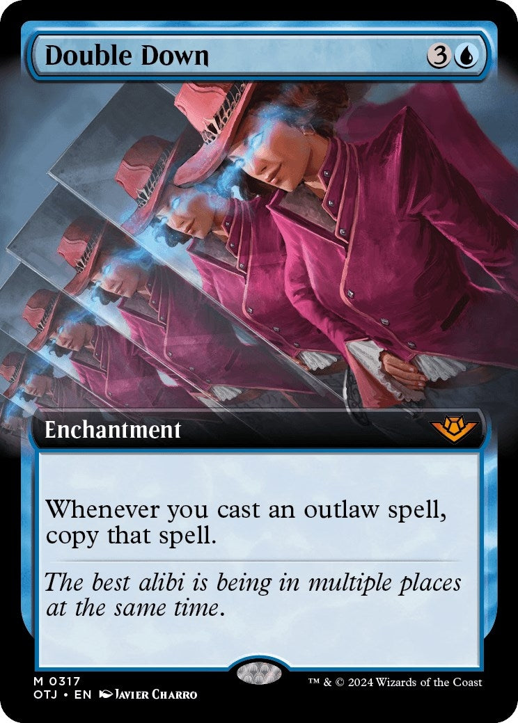 Image for Double Down (Extended Art) (317) - Magic: The Gathering