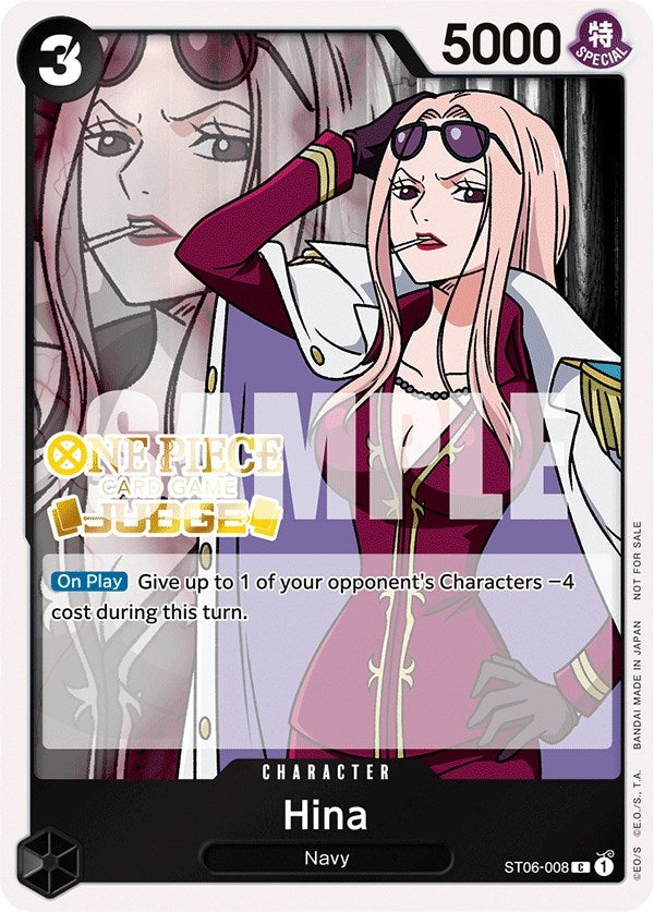 Image for Hina (Judge Pack Vol. 3) (ST06-008) - One Piece Card Game