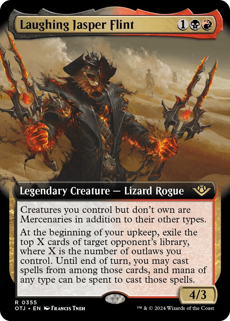 Image for Laughing Jasper Flint (Extended Art) (355) - Magic: The Gathering