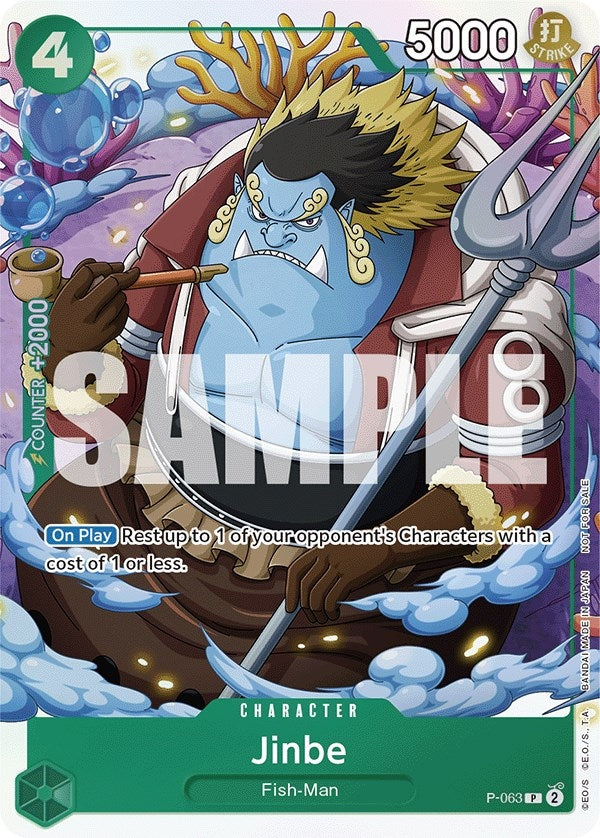 Image for Jinbe (Event Pack Vol. 4) (P-063) - One Piece Card Game