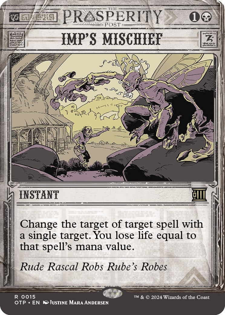 Image for Imp's Mischief (15) - Magic: The Gathering