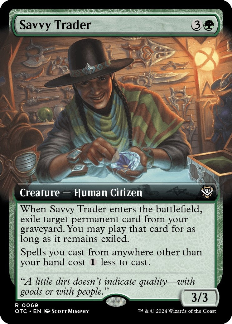 Image for Savvy Trader (Extended Art) (69) - Magic: The Gathering