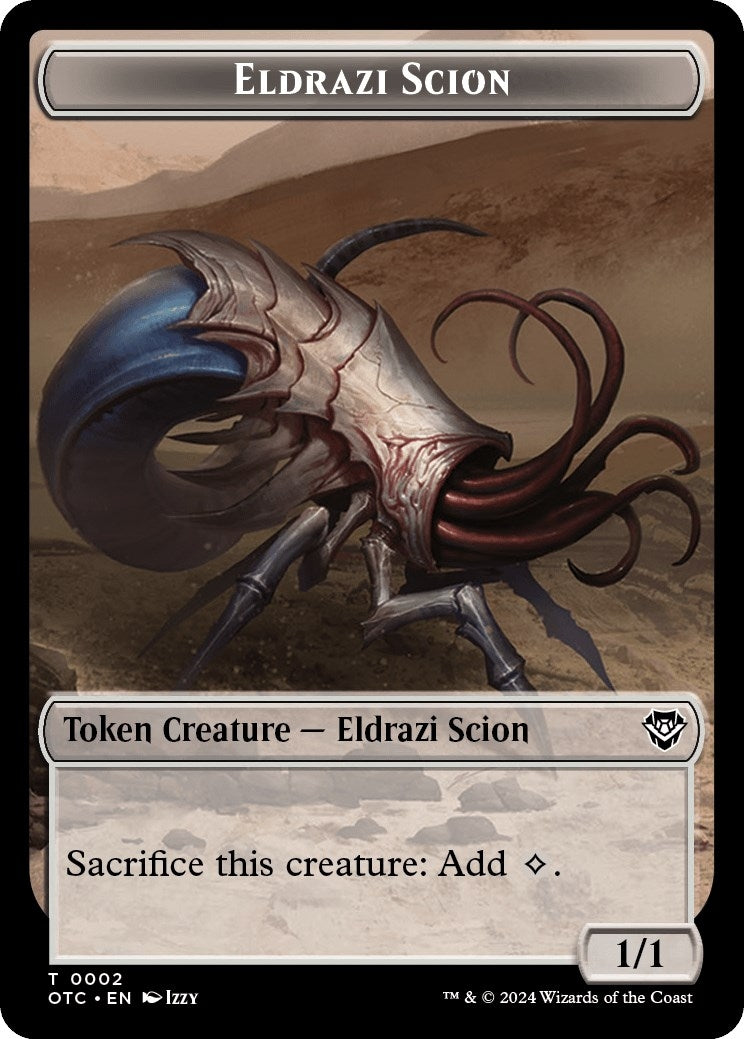 Image for Eldrazi Scion // Manifest Double-Sided Token (2 // 28) - Magic: The Gathering