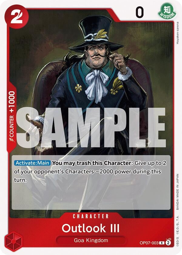 Image for Outlook III (OP07-003) - One Piece Card Game