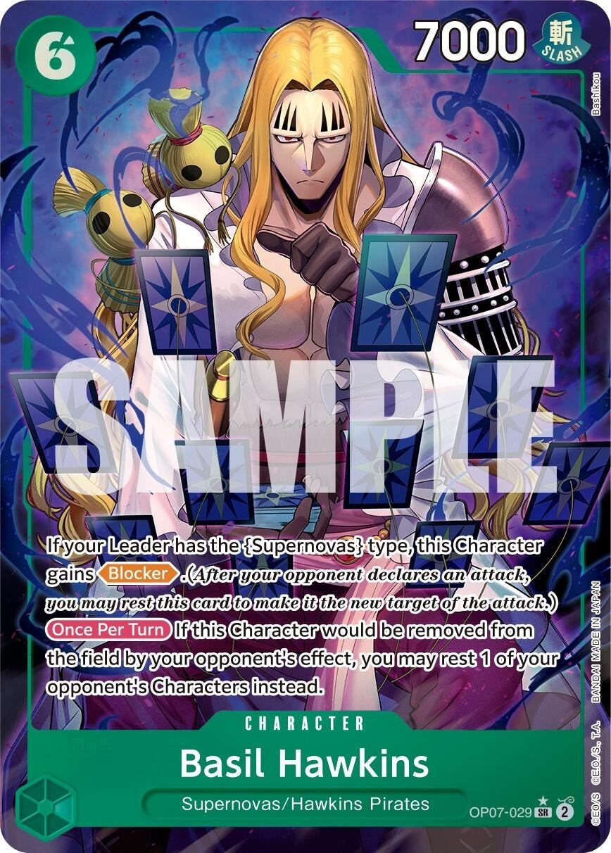 Image for Basil Hawkins (Parallel) (OP07-029) - One Piece Card Game