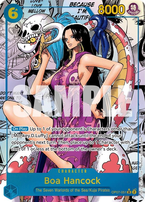 Image for Boa Hancock (051) (Parallel) (Manga) (OP07-051) - One Piece Card Game