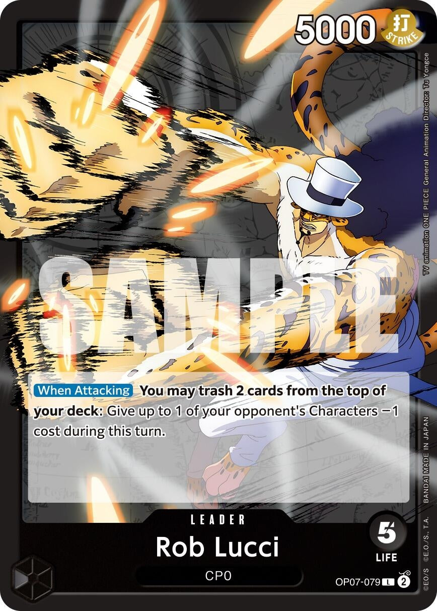 Image for Rob Lucci (079) (OP07-079) - One Piece Card Game
