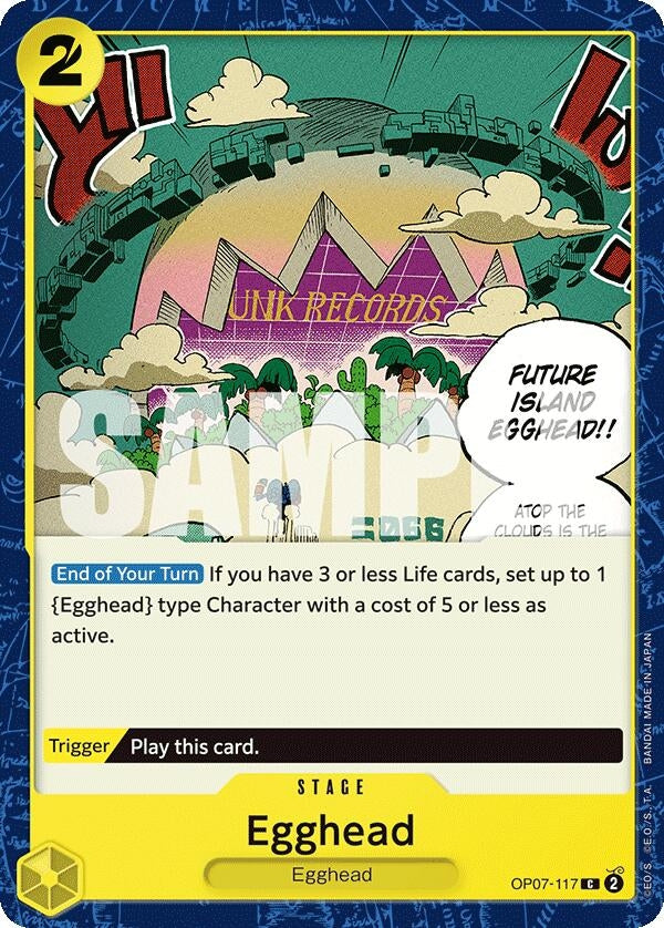 Image for Egghead (OP07-117) - One Piece Card Game