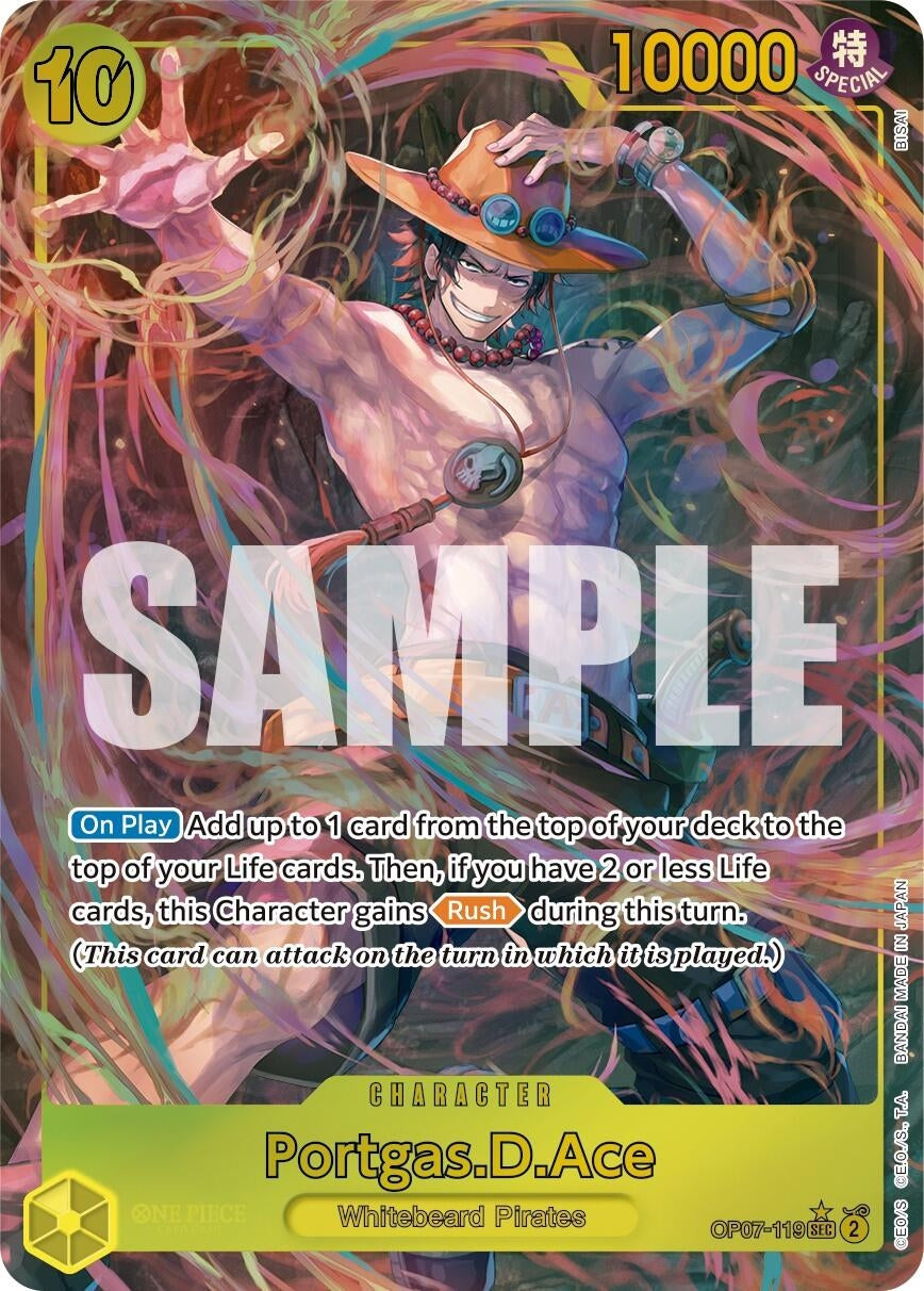 Image for Portgas.D.Ace (119) (Parallel) (OP07-119) - One Piece Card Game