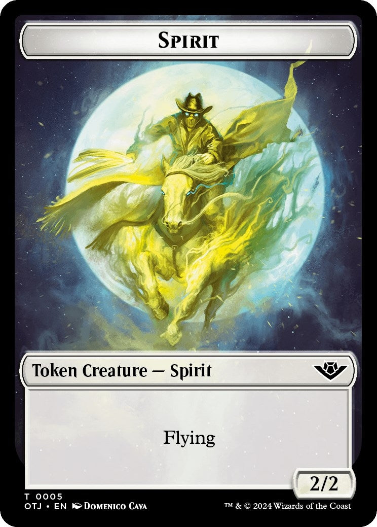 Image for Spirit Token (5) - Magic: The Gathering